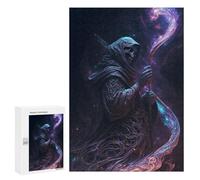 Puzzles for Teenagerss 300 PCS Reaper with Celestial Staff Jigsaws for Adults Relaxing Games Difficult Challenge Fun Activities at Home 300 PCS