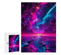 Puzzles for Teenagerss 300 PCS Space Mirror Adult Jigsaw Puzzle Relaxing Games Wall Decoration Fun Activities at Home 300 PCS