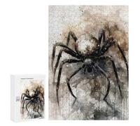 Puzzles for Teenagerss 300 PCS Spider Inked Arachnid Jigsaws for Adults Relaxing Games Difficult Challenge Fun Activities at Home 300 PCS