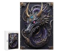 Puzzles for Teenagerss 300 PCS Steampunk Guardian Dragon Jigsaw Puzzle Toy Wall Decor Home Decoration Unique Birthday And Xmas Gifts 300 PCS