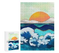 Puzzles for Teenagerss 300 PCS Stormy Waters Jigsaw Puzzle Relax Games Perfect Decoration Unique Birthday And Xmas Gifts 300 PCS