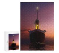 Puzzles for Teenagerss 300 PCS The Peace of Ocean Jigsaw Puzzle Fun Games Pattern Assembly Unique Birthday And Xmas Gifts 300 PCS