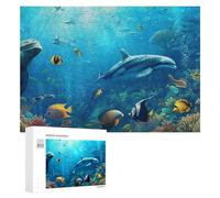 Puzzles for Teenagerss 300 PCS Underwater Paradise Coral Reef Life Jigsaw for Adults Relax Games Perfect Decoration Fun Activities at Home 300 PCS