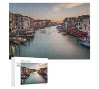 Puzzles for Teenagerss 300 PCS Venice Canal Sunset Teenagers Puzzles Relaxing Games Presents for Women Fun Activities at Home 300 PCS