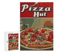 Puzzles for Teenagerss 300 PCS Vintage Pizza Jigsaws for Adults Relaxing Games Difficult Challenge Fun Activities at Home 300 PCS
