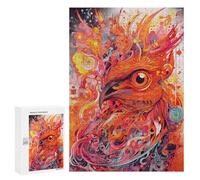 Puzzles for Teenagerss 300 PCS Whimsical Phoenix Portrait Jigsaw for Adults Relax Games Perfect Decoration Fun Activities at Home 300 PCS