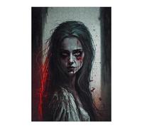Puzzles for Teenagerss 38x26cm/1000pcs Bloodstained Whispers A Haunting Tale Jigsaw Puzzle Anti-Stress Toys Perfect Decoration Fun at Home Activities, 38x26cm/1000pcs
