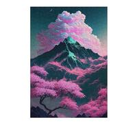 Puzzles for Teenagerss 38x26cm/1000pcs Cloud-Covered Mountain Serenity Adult Jigsaw DIY Toys Difficult Challenge Unique Birthday And Xmas Gifts 38x26cm/1000pcs