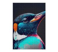 Puzzles for Teenagerss 38x26cm/1000pcs Colorful Penguin Portrait Adult Puzzles Brain Teaser Game Perfect Decoration Challenging Game Gifts 38x26cm/1000pcs