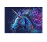 Puzzles for Teenagerss 38x26cm/1000pcs Colorful Unicorn Artwork Jigsaw for Adults Relax Games Perfect Decoration Fun Activities at Home 38x26cm/1000pcs
