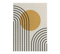 Puzzles for Teenagerss 38x26cm/1000pcs Geometric Lines I Jigsaw for Adults Toy Wall Decor Stress Reliever Fun at Home Activities, 38x26cm/1000pcs