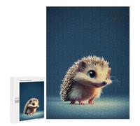 Puzzles for Teenagerss 500 PCS Adorable Hedgehog Illustration -1 Jigsaw Puzzle Toy Wall Decor Home Decoration Unique Birthday And Xmas Gifts 500 PCS