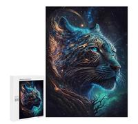 Puzzles for Teenagerss 500 PCS Celestial Galaxy Tiger Jigsaws for Adults Relaxing Games Difficult Challenge Fun Activities at Home 500 PCS