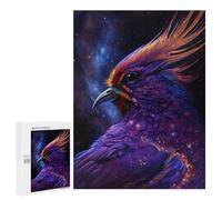 Puzzles for Teenagerss 500 PCS Cosmic Feathered Bird Art Print-1 Jigsaw Puzzle Relax Games Perfect Decoration Unique Birthday And Xmas Gifts 500 PCS