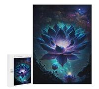 Puzzles for Teenagerss 500 PCS Cosmic Lotus Bloom-10 Jigsaw Puzzle Relax Games Perfect Decoration Unique Birthday And Xmas Gifts 500 PCS