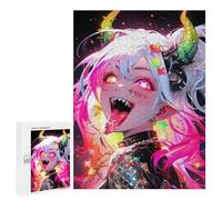 Puzzles for Teenagerss 500 PCS Demon Girl Anime Jigsaw Puzzle Relax Games Perfect Decoration Unique Birthday And Xmas Gifts 500 PCS