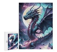 Puzzles for Teenagerss 500 PCS Dragon Fantasy Galaxy 2 Adult Jigsaw Puzzle Toy Wall Decor Difficult Challenge Christmas Birthday Gifts 500 PCS