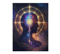 Puzzles for Teenagerss 500 PCS Esoteric Zen Universe V1 Jigsaw Puzzle Hands-on Game Staycation Kill Time Challenging Game Gifts 500 PCS