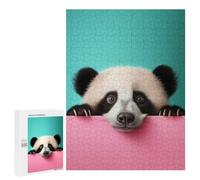 Puzzles for Teenagerss 500 PCS Funny Panda Bear Animals Adult Jigsaw Puzzle Toy Wall Decor Difficult Challenge Christmas Birthday Gifts 500 PCS