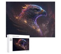 Puzzles for Teenagerss 500 PCS Galactic Eagle Cosmic Majesty -1 Jigsaw for Adults Relax Games Perfect Decoration Fun Activities at Home 500 PCS