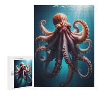 Puzzles for Teenagerss 500 PCS Giant Pacific Octopus Jigsaws for Adults Relaxing Games Difficult Challenge Fun Activities at Home 500 PCS