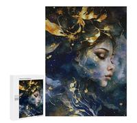 Puzzles for Teenagerss 500 PCS Golden Gilded Stars Jigsaw Puzzle Toy Wall Decor Home Decoration Unique Birthday And Xmas Gifts 500 PCS