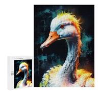 Puzzles for Teenagerss 500 PCS Goose Watercolor Art Adult Jigsaw Puzzle Toy Wall Decor Difficult Challenge Christmas Birthday Gifts 500 PCS
