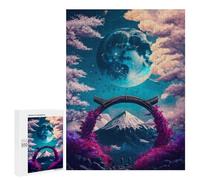 Puzzles for Teenagerss 500 PCS Japanese Space Adult Jigsaw Puzzle Relaxing Games Wall Decoration Fun Activities at Home 500 PCS