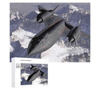 Puzzles for Teenagerss 500 PCS Lockheed SR71 Blackbird Puzzles for Adults Fun Games Perfect Decoration Unique Birthday And Xmas Gifts 500 PCS