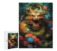Puzzles for Teenagerss 500 PCS Lumina Dragon Jigsaw Puzzle Toy Wall Decor Home Decoration Unique Birthday And Xmas Gifts 500 PCS