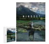 Puzzles for Teenagerss 500 PCS Mindset Is Everything Jigsaw Puzzle Relax Games Perfect Decoration Unique Birthday And Xmas Gifts 500 PCS