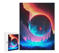 Puzzles for Teenagerss 500 PCS Mystical Cosmic Landscape -2 Jigsaws for Adults Relaxing Games Difficult Challenge Fun Activities at Home 500 PCS