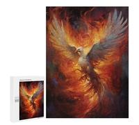 Puzzles for Teenagerss 500 PCS Mystical Phoenix Bird Jigsaw Puzzle Toy Wall Decor Home Decoration Unique Birthday And Xmas Gifts 500 PCS