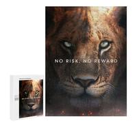 Puzzles for Teenagerss 500 PCS No Risk No Reward Jigsaws for Adults Relaxing Games Difficult Challenge Fun Activities at Home 500 PCS