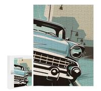 Puzzles for Teenagerss 500 PCS Retro Car Jigsaw Puzzle Toy Wall Decor Home Decoration Unique Birthday And Xmas Gifts 500 PCS