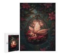 Puzzles for Teenagerss 500 PCS Sleeping Fairy in A Magical Glass Orb Jigsaws for Adults Relaxing Games Difficult Challenge Fun Activities at Home 500 PCS