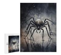 Puzzles for Teenagerss 500 PCS Spider Beauty Black Ink Jigsaws for Adults Relaxing Games Difficult Challenge Fun Activities at Home 500 PCS
