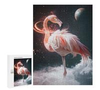Puzzles for Teenagerss 500 PCS Surreal Space Flamingo Jigsaw Puzzle Toy Wall Decor Home Decoration Unique Birthday And Xmas Gifts 500 PCS