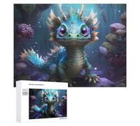 Puzzles for Teenagerss 500 PCS Underwater Fantasy Creature -1 Jigsaw for Adults Relax Games Perfect Decoration Fun Activities at Home 500 PCS