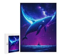 Puzzles for Teenagerss 500 PCS Whale in Cosmic Ocean-1 Jigsaw Puzzle Toy Wall Decor Home Decoration Unique Birthday And Xmas Gifts 500 PCS