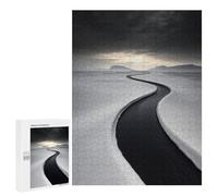 Puzzles for Teenagerss 500 PCS Winding River in Snow Jigsaw Puzzle Toy Wall Decor Home Decoration Unique Birthday And Xmas Gifts 500 PCS