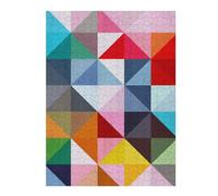 Puzzles for Teenagerss 52x38cm/1000pcs Colored Triangles A Jigsaw for Adults Toy Wall Decor Stress Reliever Fun at Home Activities, 52x38cm/1000pcs