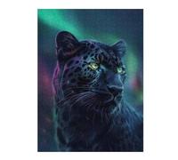 Puzzles for Teenagerss 52x38cm/1000pcs Cosmic Black Leopard Jigsaw for Adults Family Games Staycation Kill Time Christmas Birthday Gifts 52x38cm/1000pcs