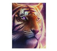 Puzzles for Teenagerss 52x38cm/1000pcs Enchanted Tiger Gaze Adult Jigsaw DIY Toys Difficult Challenge Unique Birthday And Xmas Gifts 52x38cm/1000pcs