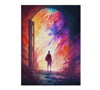 Puzzles for Teenagerss 52x38cm/1000pcs Gateway to Colorful Dreams Jigsaw for Adults Relax Games Perfect Decoration Fun Activities at Home 52x38cm/1000pcs