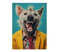 Puzzles for Teenagerss 52x38cm/1000pcs Laughing Hyena Puzzles for Adults Brain Teaser Game Precision Cutting Fun at Home Activities, 52x38cm/1000pcs