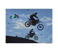 Puzzles for Teenagerss 52x38cm/1000pcs Sky Racing Motorcycles Soar Above Clouds Teenagers Puzzles Relaxing Games Presents for Women Fun Activities at Home 52x38cm/1000pcs