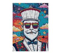 Puzzles for Teenagerss 52x38cm/1000pcs The Gentleman I Jigsaw Puzzle Hands-on Game Staycation Kill Time Challenging Game Gifts 52x38cm/1000pcs