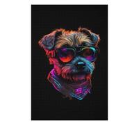 Puzzles for Teenagerss 75x50cm/1000pcs Border Terrier Jigsaws for Adults Relax Games Perfect Decoration Unique Birthday And Xmas Gifts 75x50cm/1000pcs
