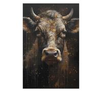 Puzzles for Teenagerss 75x50cm/1000pcs Cow Sweet Jigsaw Puzzle Hands-on Game Staycation Kill Time Challenging Game Gifts 75x50cm/1000pcs